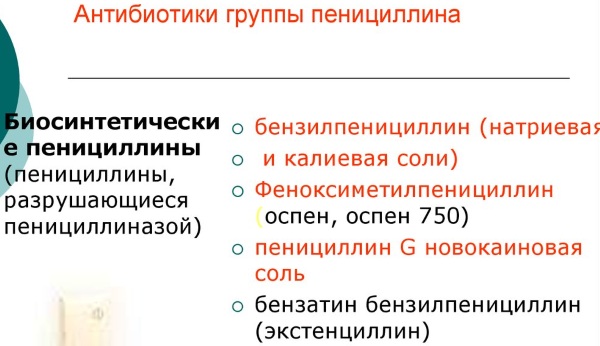 Группы антибиотиков. Классификация препаратов, свойства, описание. Таблица