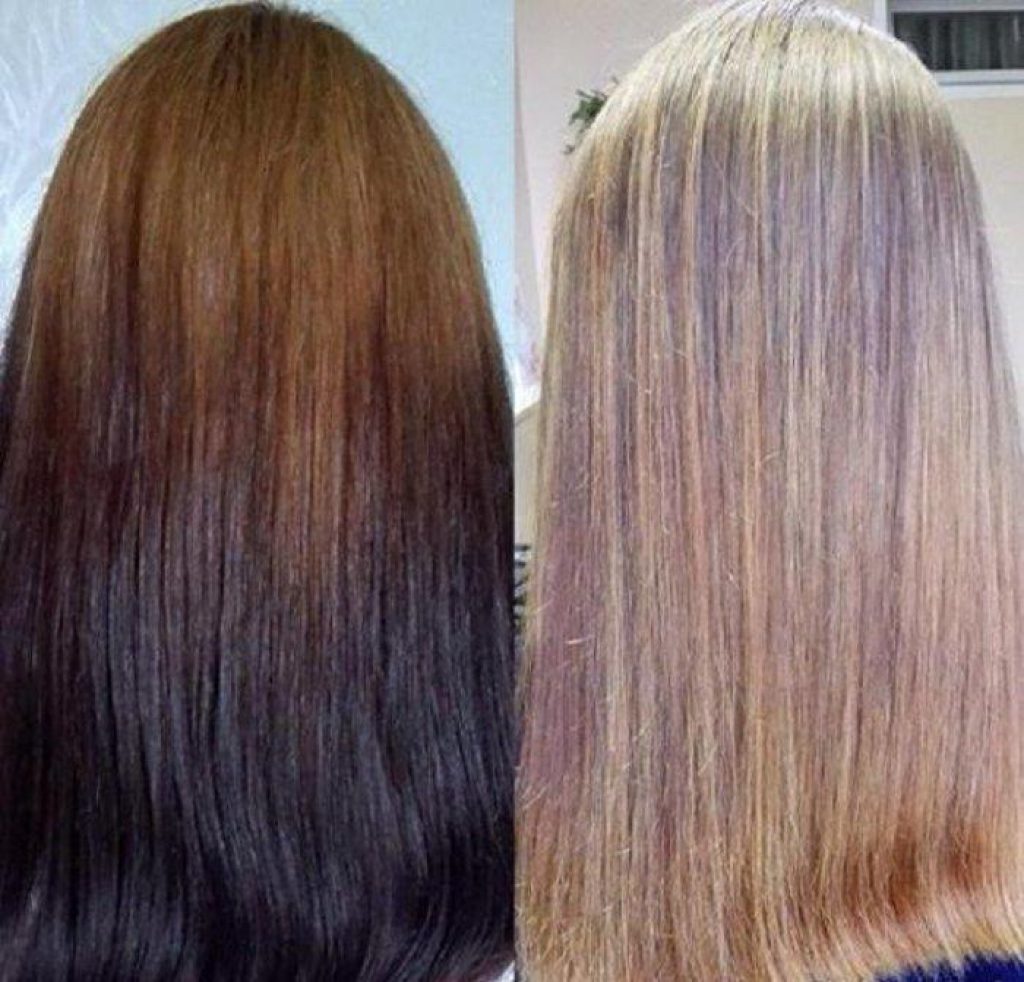 Смывка волос в салоне до и после краски фото