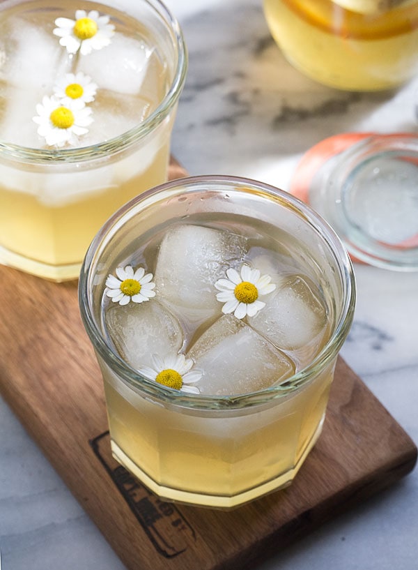 Chamomile Honey Whiskey Cocktail