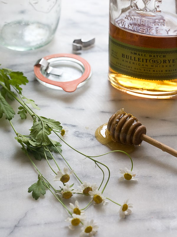 Chamomile Honey Whiskey Cocktail