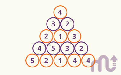 Magic pyramid learning game for 6-year-olds